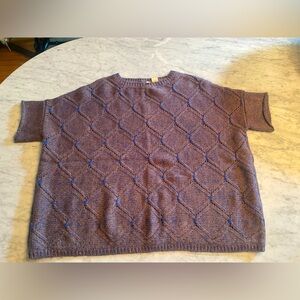 Anthropologie short sleeve sweater